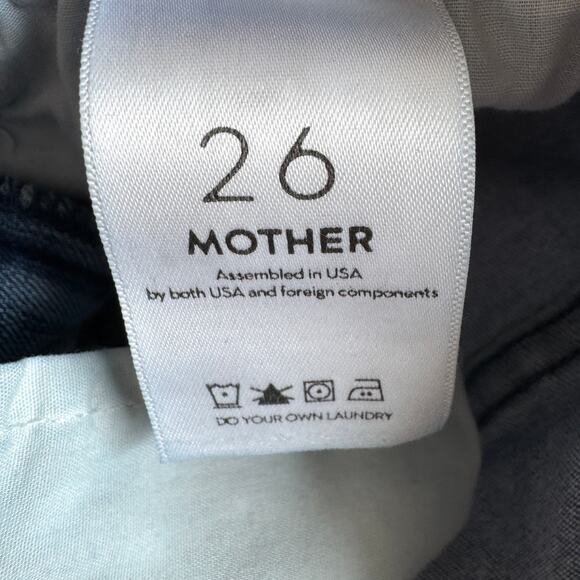 Mother Womens The Mid Rise Dazzler Ankle Jean Size 26 Denim We The Animal Blue - Picture 8 of 10